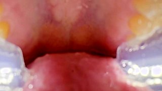 Rebel Rhyder plays with frozen cum