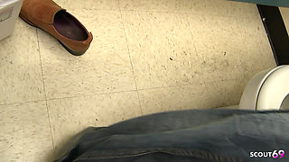 Dirty blonde Girl Nicole Ray love risky Fuck at different Public Place and filmed with her Big Dick BF