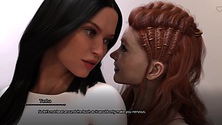 The Seven Realms -atlas Having Threesome Sex with Leyala and Tasha - Visual Novel with Animated Sex