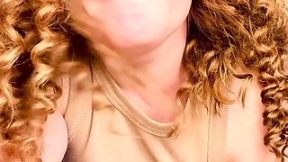 Diapered Curly Lady