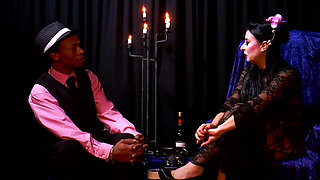 He Is with a Dominatrix for the First Time and She Blows and Fucks Him