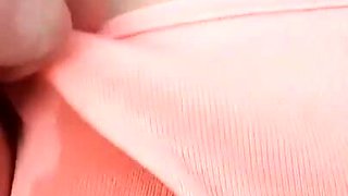Boobs and Pierced Nipples Play and Spitting Fetish by Cyntia