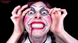 The Evil Doll Wants Your Fucking Load of Thick and Hot Cum - Creepy Crazy Face (video Request)