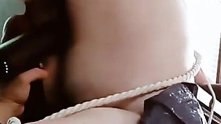 Nasty Getting Her Holes Fucked with Machine