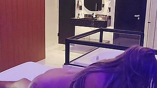 Hot Backstage: I Fill the MILF's Pussy and Big Clit with Cum!