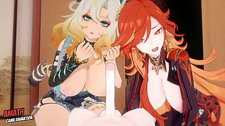 Mavuika and Xilonen tease us with their naughty curves