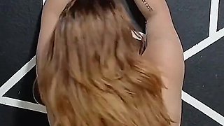 Naked Big Boob Latina BBW Twerks and Shakes Her Boobs