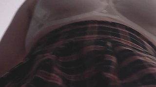 A Girl in a College Uniform Likes to Kick You!