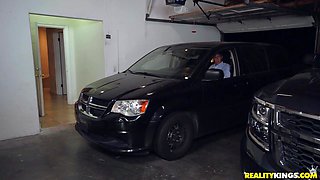 Alina Lopez Drives Passion in a Sneaky Garage Affair