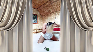 Hot Housewife Lukerya Chats Cheerfully Online