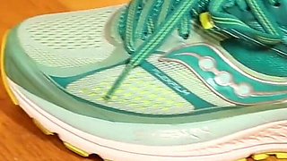 Nylon Feet After Sneakers Workout