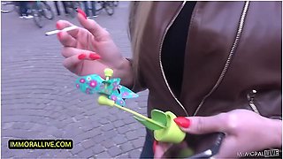 Crafty Guy Gives Curvy Milf A Creampie - Funny British Guy Bangs Phat Ass & Huge Tits Kayla Green