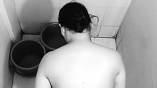 Desi Bhabhi Was Taking a Bath in the Bathroom