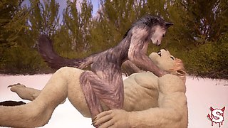 Unshaved woman enjoys outdoor action with a big dick in wild life sex
