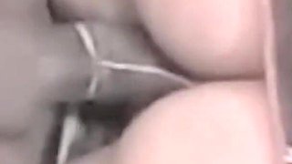 Husband Films His Wife Enjoying Riding Monster BBC, Moaning Untill Cum Twice