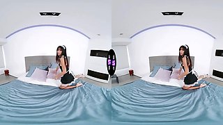 Crazy maid mells blanco gets naked and frigs her Tight Pussy after hard work \u2013 tmwvrnet