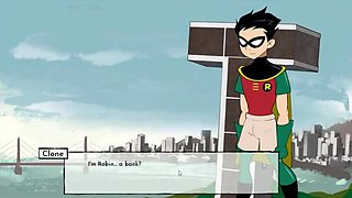 Teen Titans Hentai Episode 1 - Raven & Starfire Give Hot Blowjobs & Handjobs