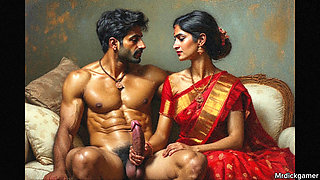 Indian banglore aunty Priya fucking with her husband's friends