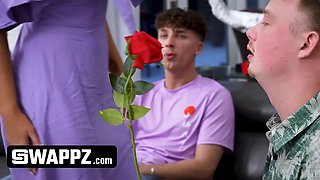 Stepmother allurement elise and samantha get pounded by their hung stepsons on valentine's day