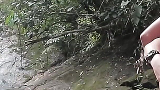 My Girlfriend Sucking Stranger Guy on Camping!