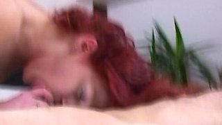Redhead German Doll Fucked in the Bedroom