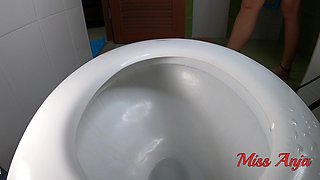 Voyeur Toilet Piss Clips 4in1