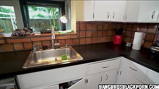 Sexy Ebony Maid Gets Naked For Payment - Big Black Ass Cleaning Service