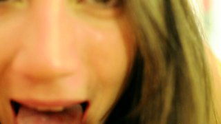 Czech amateur blowjob and fucking POV in public