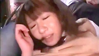 BUSTY CUTE JAPANESE AND SQUIRTING ON A BUS
