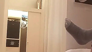 MILF in Sexy Clothes and Nylons Fucked in the Mouth, Ass, and Pussy