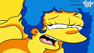HOMER AND MARGE CREAMPIE CARTOON PORN VIDEO