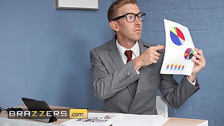 BRAZZERS - Office Hottie Catherine Knight Fucks Coworker Xander And Boss Danny D In A Steamy Threesome