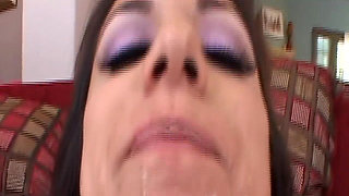 His Huge Cock Drills Deep Into Her Hole