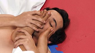 Fighting Foot Domination With Ricky Spanish, Kira Noir - Brazzers