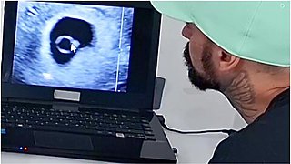 Gynecologist Performs Ultrasound On The Cuckolds Wife