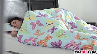 Sleepover surprise at bffs house