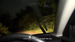 The Alt Girl Decided to Stretch Her Wet Holes with a Taxi Driver's Juicy Cock.