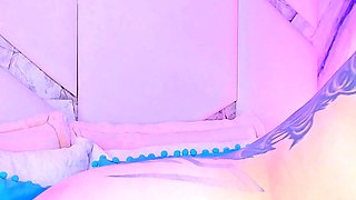 Thick Redhead Enjoys Her Fuck Machine