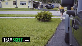 Alluring cougar deflowers her step daughter's acquaintance feat. Arietta Adams & Kendra James - teamskeet