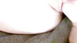 cameltoe pink pussy close fuck creampie