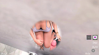 Nude Sunbath in Pool side, Whole Familie After that Stepmom's unseen desire