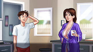 step sister and anon make hot seen in summertime saga part 51