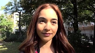 Flexible teen shows a lucky Asian guy a wonderful time