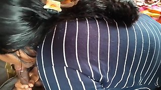 Indian Housewife Puts Her Husbands Penis In Her Mouth