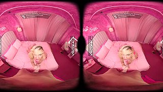 VR Conk Sexy Blonde Teen Ivy Wolfe Is Your Fuck Doll In Barbie An XXX Parody VR Porn