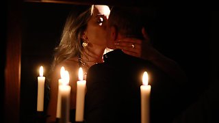 Fit blonde babe hardcore sex facial cumshot