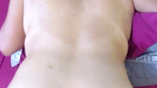 She Lets Herself Be Fucked with Her Dildo but Says She Can't Stand It