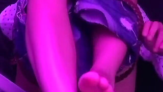 Facial Cum Walk Dare & Squirts