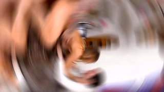 Cuck4k. grey-haired cuckold doesn't disturb his wifey with Huge Breasts from cheating