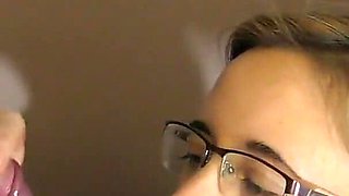 Nerdy Girl POV Blow Job